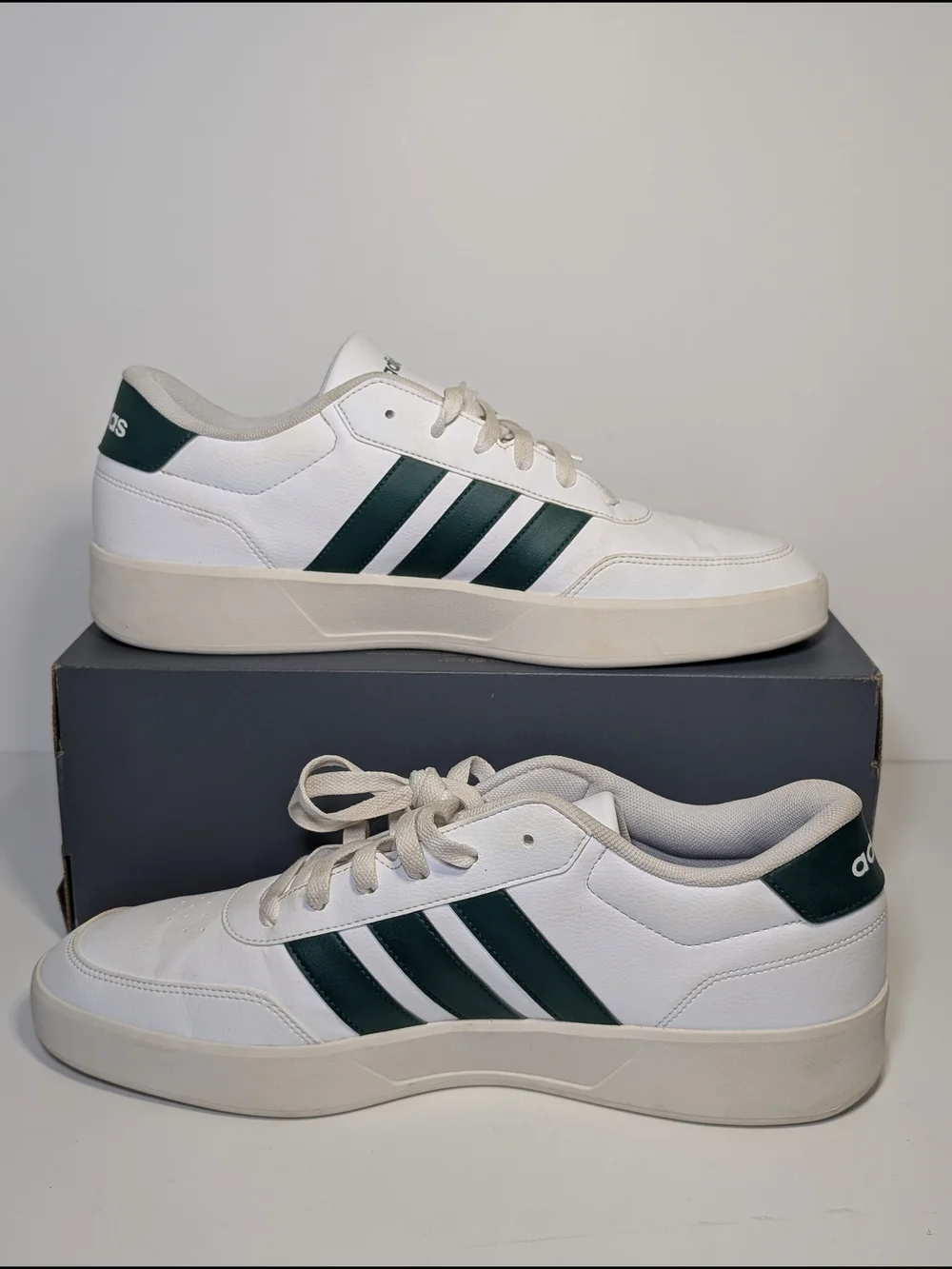 Adidas Breaknet 3.0 White Green Men Size 13